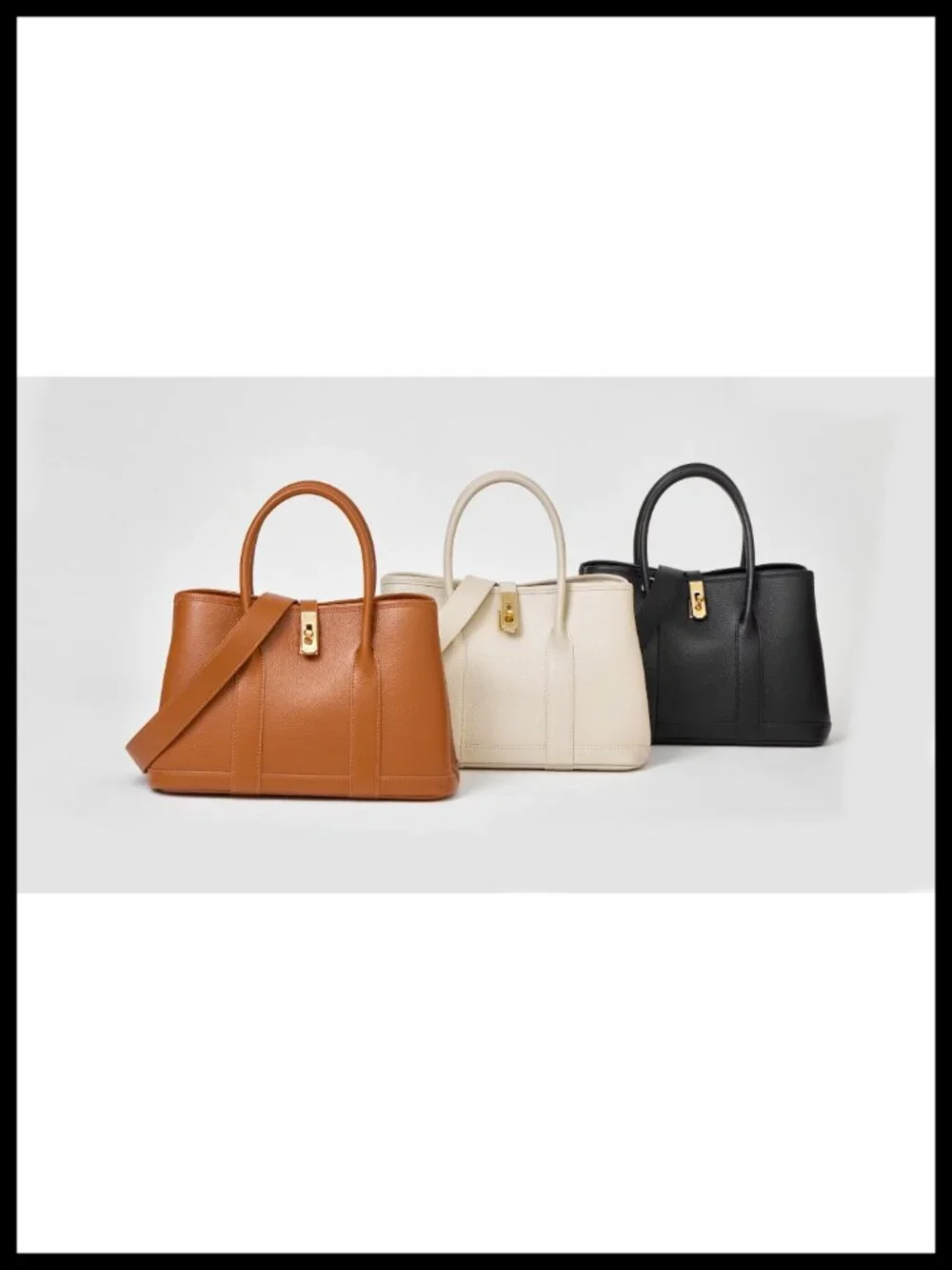 Leather Top Handle Satchel Tote Bag for Women with Detachable Strap